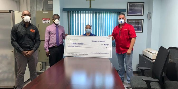Haïti/Coronavirus-Donation : L’organisation “Zanmi Lasante” reçoit 100 mille dollars US de la compagnie E-Power