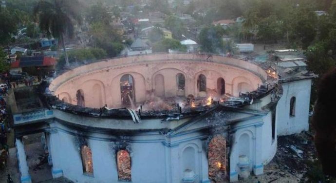 L’église catholique de Milot est incendiée