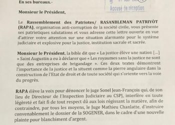 Corruption : « Le juge Sonel Jean-François aurait reçu $ 80.000.00 us d’un avocat de la SOGENER », dénonce le RAPA à la CSPJ