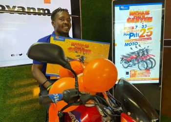 Natcom-Promotion  : Cérémonie de remise de  motos aux gagnants du tirage  :  « Rechaje pou genyen » 