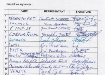 Haïti  : 16 partis politiques se positionnent pour la fin du mandat du Président Jovenel Moïse : 7 Février 2022