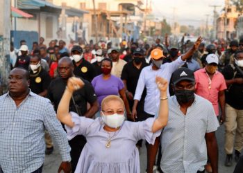 Haïti-Politique : Le Président Jovenel Moïse a pris un bain de foule aux Gonaïves