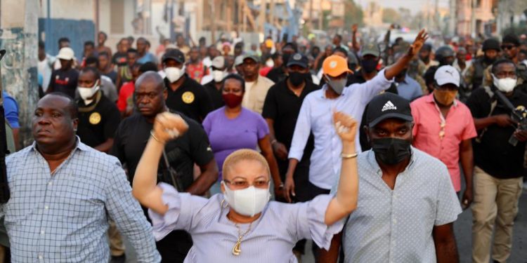Haïti-Politique : Le Président Jovenel Moïse a pris un bain de foule aux Gonaïves