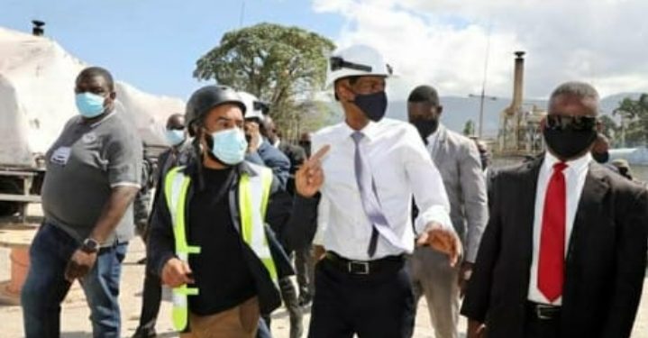 Haïti-Électricité  :  Impatient, le Président Jovenel Moïse  visite  la Centrale électrique de Carrefour
