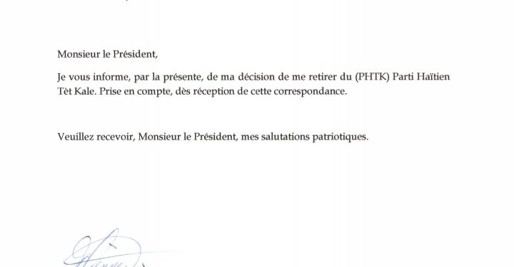 Haïti-Politique: L’ex-sénatrice Dieudonne Luma Étienne se retire du PHTK