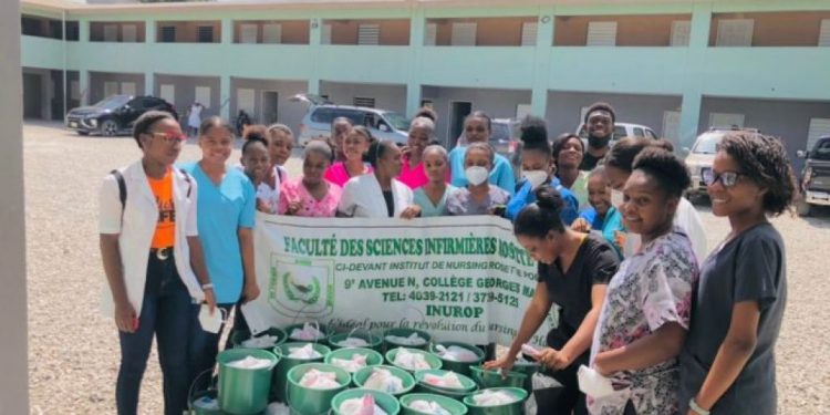 Haïti-Santé : Des étudiants soutiennent les  patients de l’hôpital Sanatorium