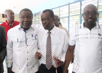 Visite du Ministre de l’Éducation, professeur Antoine Augustin, au Centre de compensation des apprentissages de Pétion-Ville