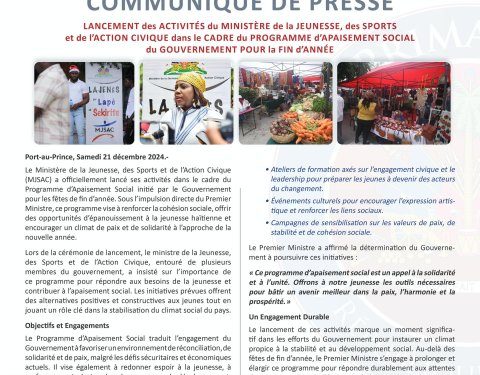 Soutien aux plus vulnérables : le Gouvernement a lancé des programmes sociaux pour la fin d’année