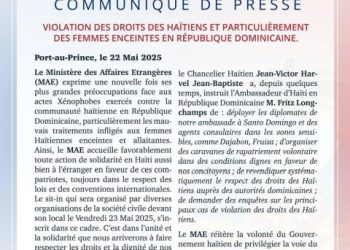 Diplomatie : le MAE réagit enfin aux actes xénophobes visant les Haïtiens en République Dominicaine