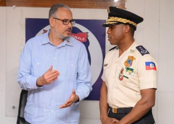 Haïti – Sécurité  : le Premier ministre Alix Didier Fils-Aimé en visite à la Direction Générale de la PNH