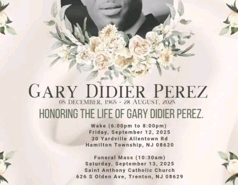 Dernier hommage à Gary Didier Perez : la famille annonce date et lieu de la veillée funèbre et des obsèques