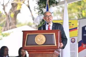 Le Premier ministre Alix Didier Fils-Aimé 