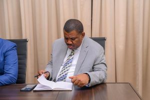 Le président du CEP, Jacques Desrosiers 