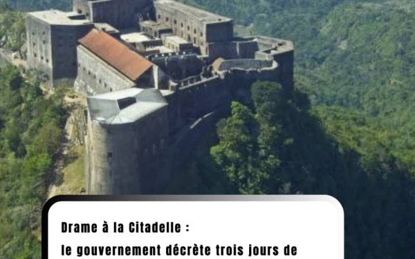 Drame à la Citadelle : le Gouvernement décrète trois jours de deuil national
