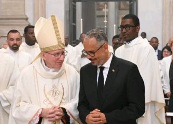 Haïti : le Premier ministre Alix Didier Fils-Aimé participe à une messe pour la paix à Rome