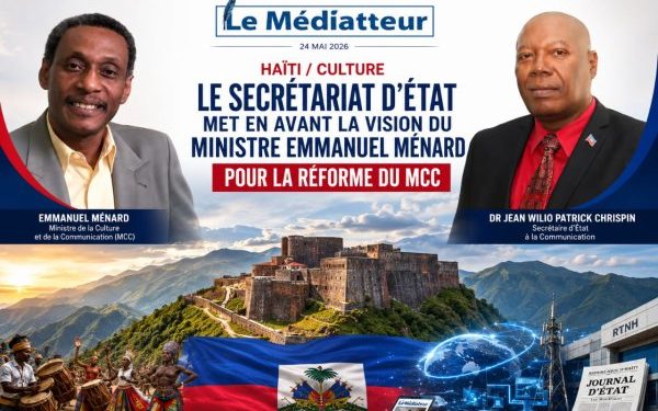 Haïti / Culture : le Secrétariat d’État met en avant la vision du ministre Emmanuel Ménard pour la réforme du MCC
