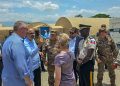 Rétablissement de la sécurité : le Premier ministre Alix Didier Fils-Aimé en visite à la base de la Force de Répression des Gangs à Tabarre