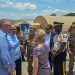 Rétablissement de la sécurité : le Premier ministre Alix Didier Fils-Aimé en visite à la base de la Force de Répression des Gangs à Tabarre