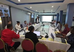 Réunion de travail entre le ministre Nelson et les représentant des organisations internationales