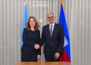 Haïti : Alix Didier Fils-Aimé échange avec la directrice générale de l’OIM sur le retour et la réintégration des migrants