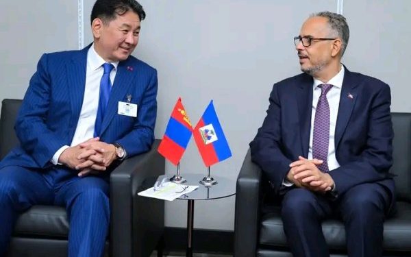 Coopération : Alix Didier Fils-Aimé salue l’engagement de la Mongolie dans la lutte contre les gangs