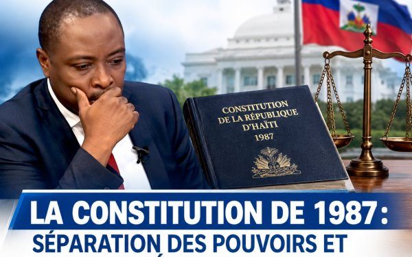 LA CONSTITUTION DE 1987: SÉPARATION DES POUVOIRS ET RATIONALITÉ INSTITUTIONNELLE – par SONET SAINT-LOUIS