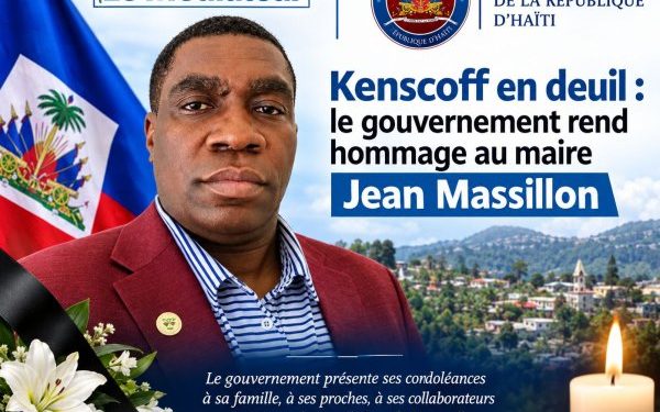 Kenscoff en deuil : le gouvernement rend hommage au maire Jean Massillon