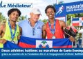 Deux athlètes haïtiens au marathon de Santo Domingo grâce au soutien de la Fondation AIC et à l’engagement d’Olivier BARRAU
