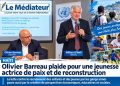 Haïti : Olivier Barreau plaide pour une jeunesse actrice de paix et de reconstruction