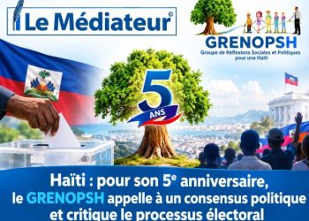 Haïti : pour son 5e anniversaire, le GRENOPSH appelle à un consensus politique et critique le processus électoral