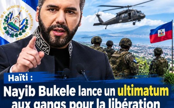 Haïti : Nayib Bukele lance un ultimatum aux gangs pour la libération des quatre Salvadoriens