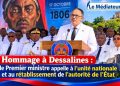 Hommage à Dessalines : le Premier ministre appelle à l’unité nationale et au rétablissement de l’autorité de l’État 