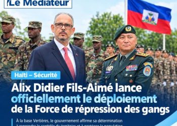 Haïti – Sécurité : Alix Didier Fils-Aimé lance officiellement le déploiement de la Force de répression des gangs
