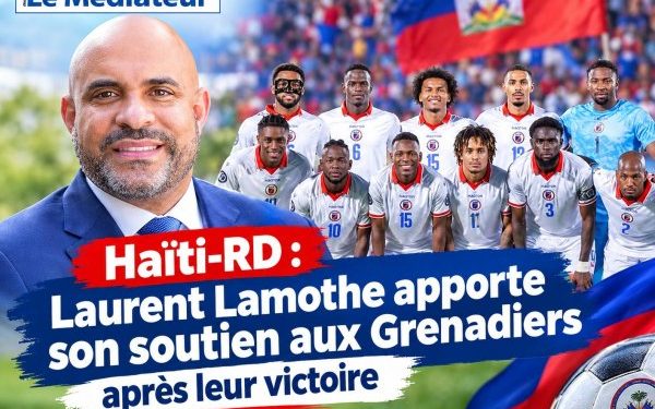 Haïti-RD : Laurent Lamothe apporte son soutien aux Grenadiers après leur victoire