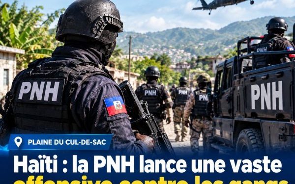 Haïti : la PNH lance une vaste offensive contre les gangs dans la Plaine du Cul-de-Sac